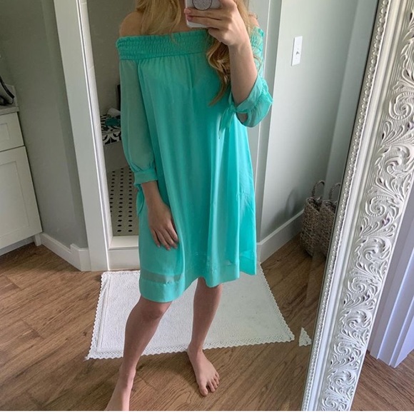 New York & Company Dresses & Skirts - New York and company off the shoulder dress New York & Company Dresses & Skirts - New York and company off the shoulder dress